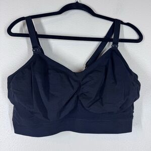 Kindred Bravely Hands Free Nursing Pumping Bra Black Size XXL Busty